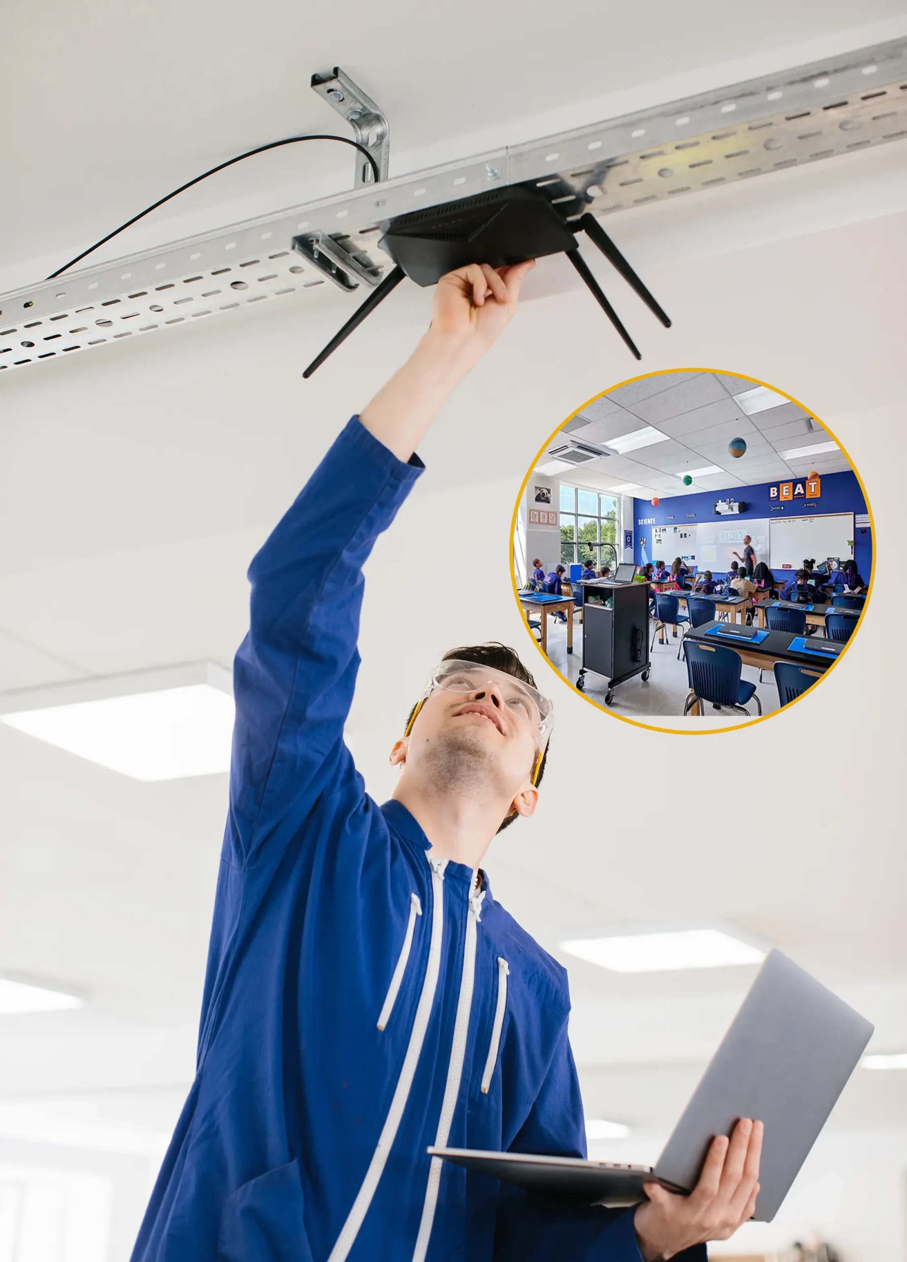 technician-installing-wireless-router