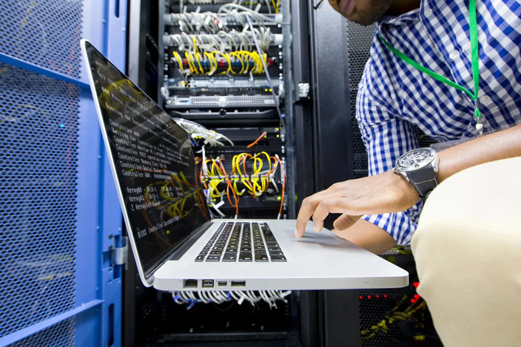close up of a laptop held by a technician checking 2026 01 11 09 45 37 utc